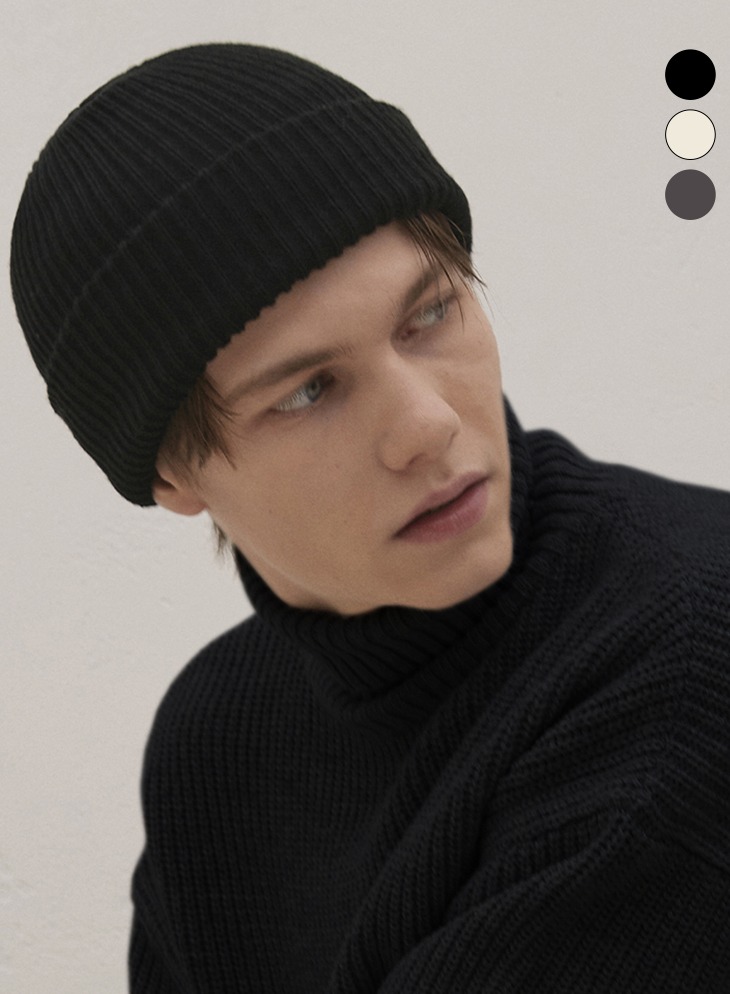 FRENCH SHORT BEANIE [3color]