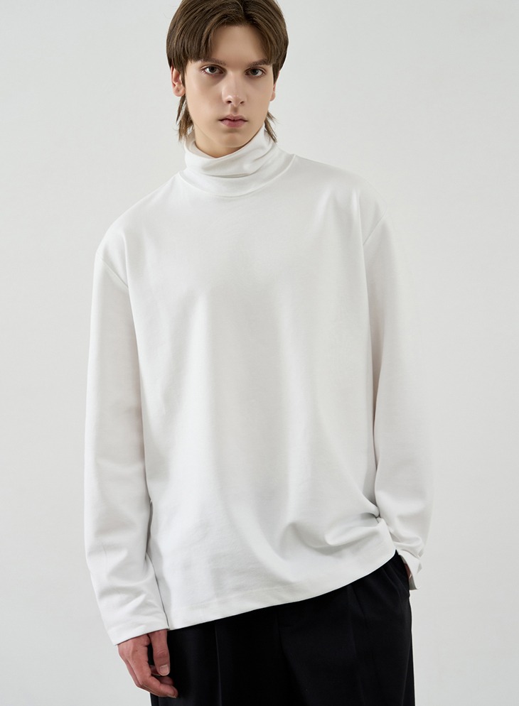 TURTLE HIGH VENT LAYERED T-SHIRTS [WHITE]